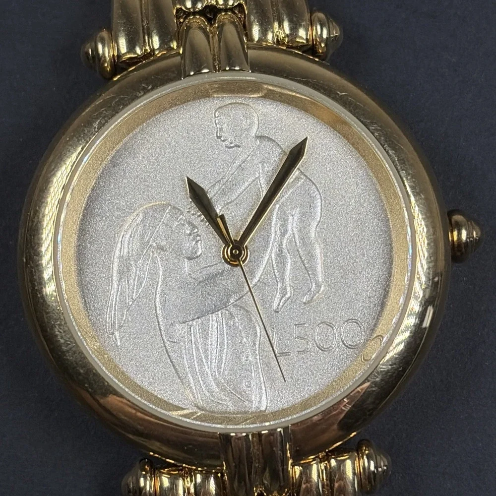 Bellezza San Marino Unconditional Love 83.5% Silver Lira Coin Watch‎